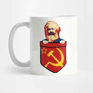 Karl Marx Communism Chest Pocket Mug